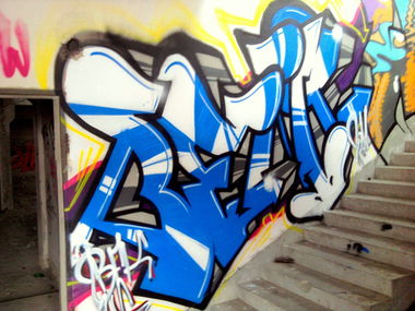 Graffiti Wall in Lublin - Photo by B3ncon3 - Benc, Wers (2011)