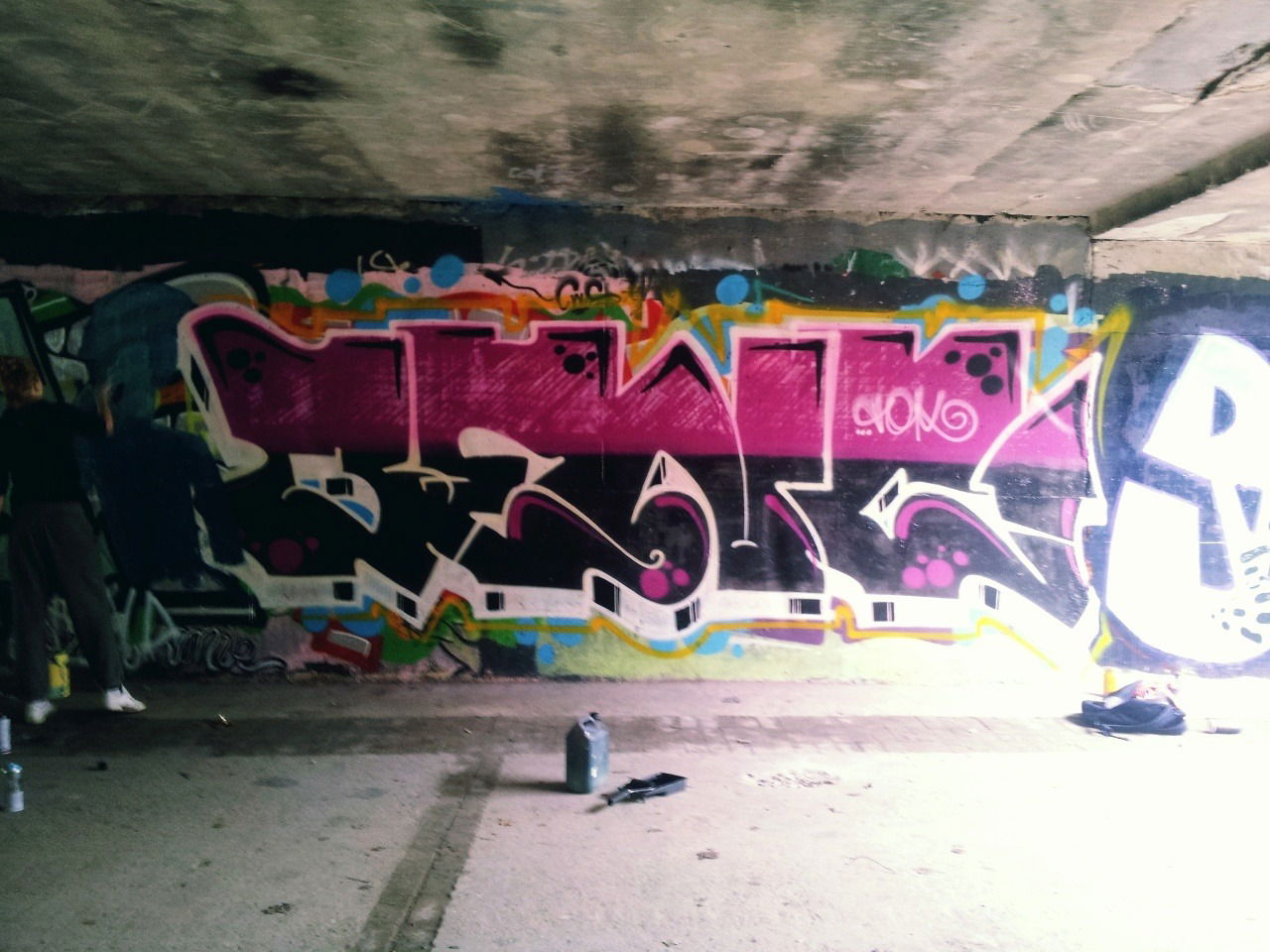 Graffiti Wall in Lublin - Photo by B3ncon3 - buen, born, bran (2013)