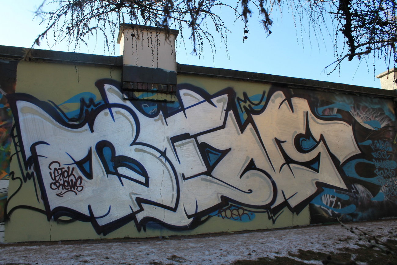 Graffiti Wall in Lublin - Photo by B3ncon3 - Benc (2012)