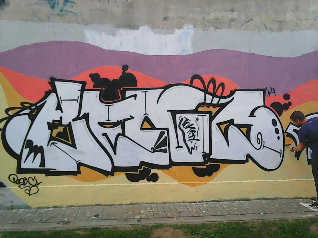 Graffiti Wall in Lublin - Photo by B3ncon3 - Benc, Mono, Born (2015)
