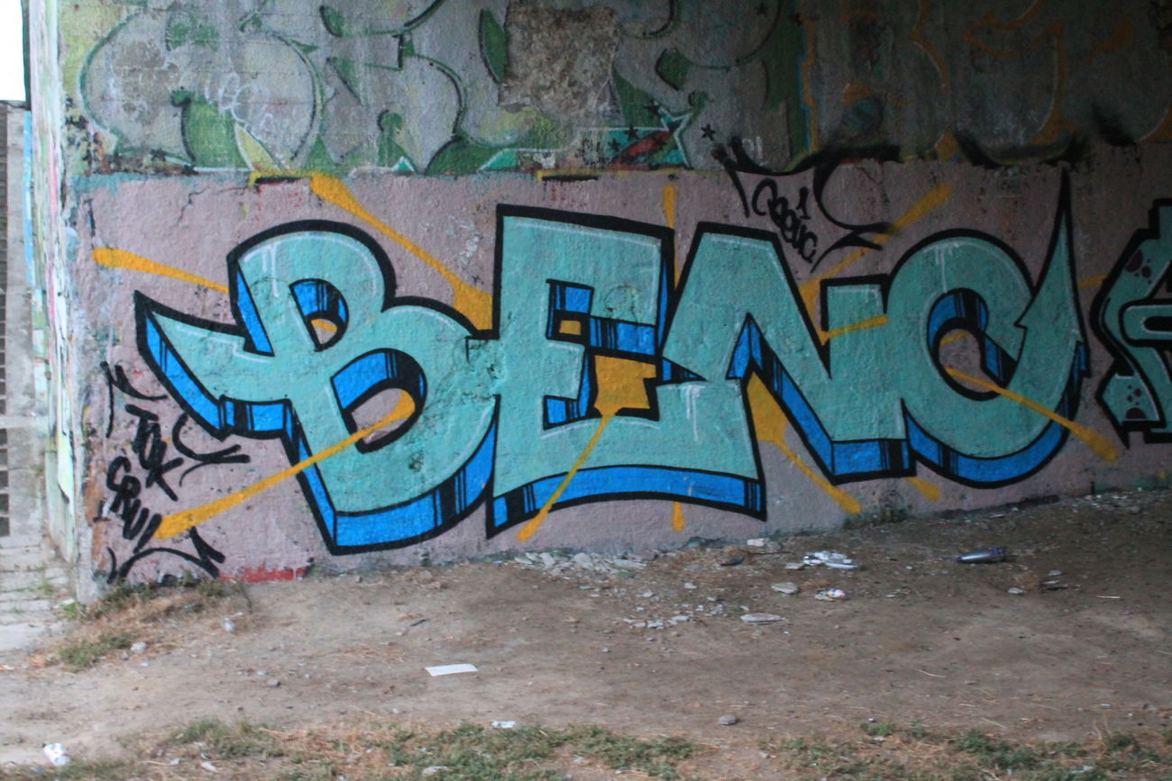Graffiti Wall in Lublin - Photo by B3ncon3 - Benc, Born (2013)