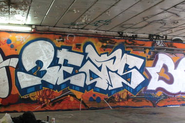 Graffiti Wall in Warsaw - Photo by B3ncon3 - Zkolse, Basvo, Benc (2013)