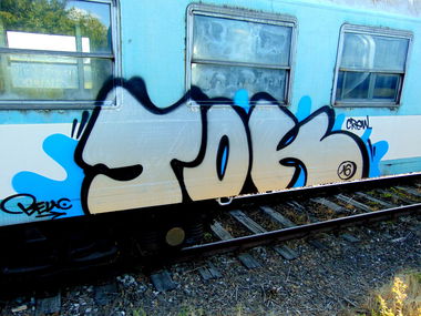Graffiti Train - Photo by B3ncon3 - Tok's (2016)