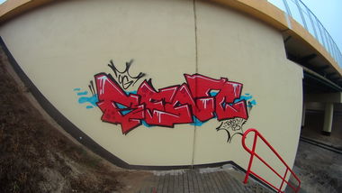 Graffiti Wall in Lublin - Photo by B3ncon3 - Benc (2014)