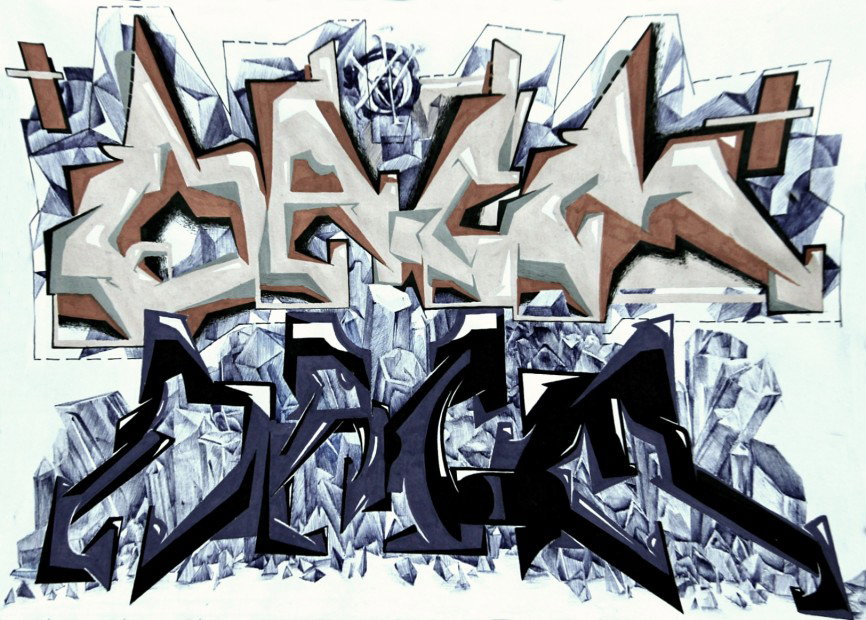 Graffiti Sketch - Photo by BACT (2013)