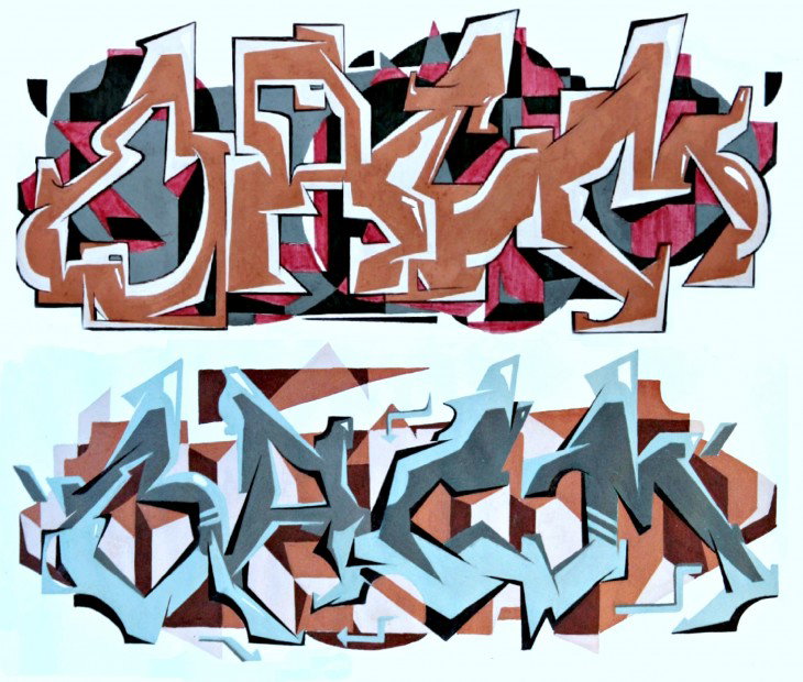 Graffiti Sketch - Photo by BACT (2013)