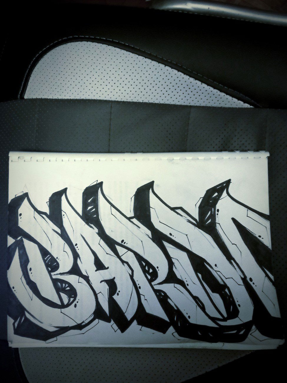 Graffiti Sketch - Photo by BARDO