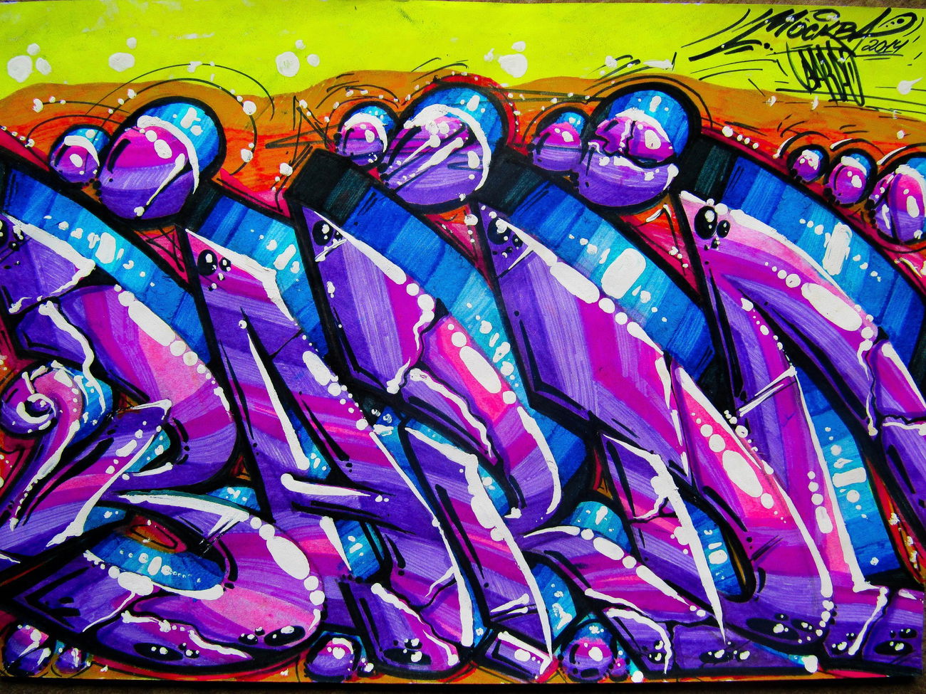 Graffiti Sketch - Photo by BARDO (2014)