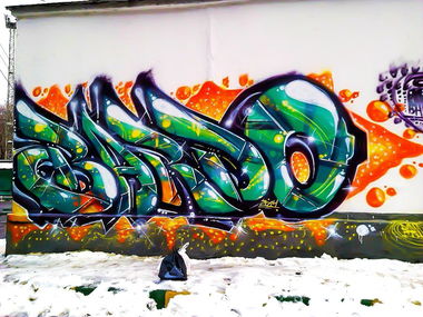 Graffiti Bombing - Photo by BARDO - bardo, bombing, graffiti