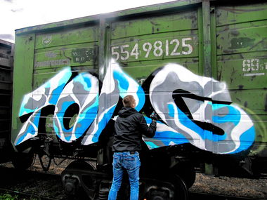 Graffiti Bombing - Photo by BARDO (2019)