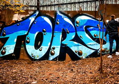 Graffiti Bombing - Photo by BARDO