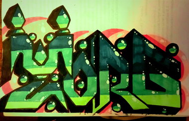 Graffiti Sketch - Photo by BARDO