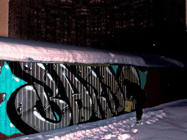 Graffiti Bombing - Photo by BARDO