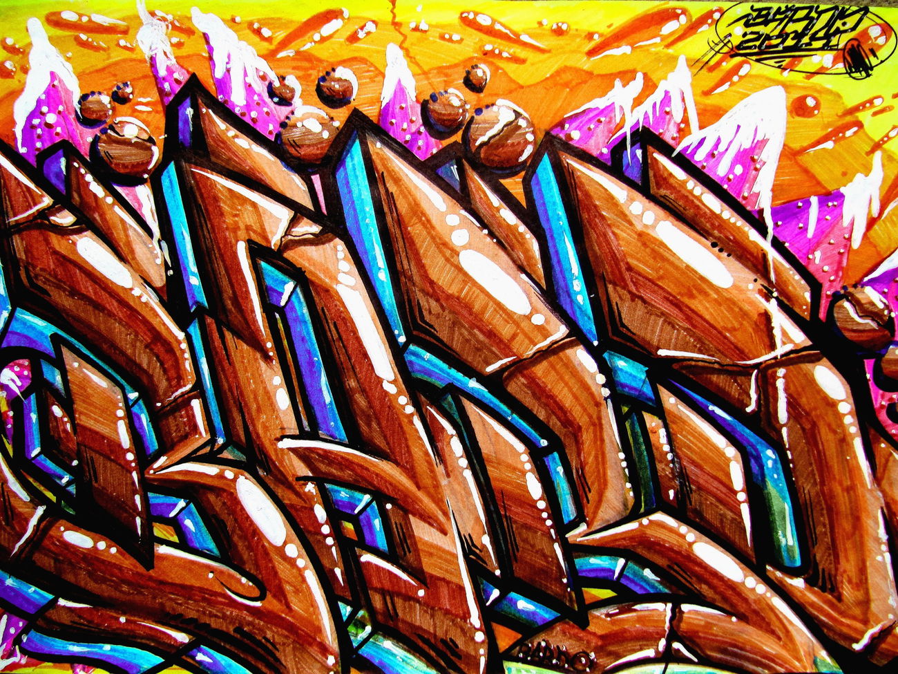 Graffiti Sketch - Photo by BARDO (2014)