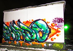 Graffiti Bombing - Photo by BARDO