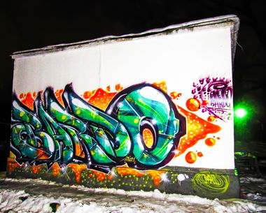 Graffiti Bombing - Photo by BARDO