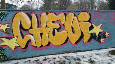 Graffiti Wall in Kassel - Photo by BAREKFROMDRUS - chevi (2017)