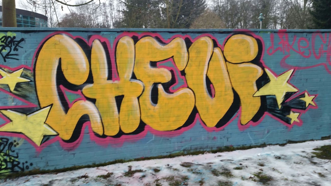 Graffiti Wall in Kassel - Photo by BAREKFROMDRUS - chevi (2017)