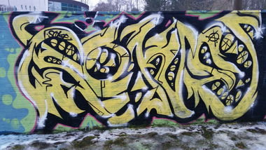 Graffiti Wall in Kassel - Photo by BAREKFROMDRUS - soke (2017)