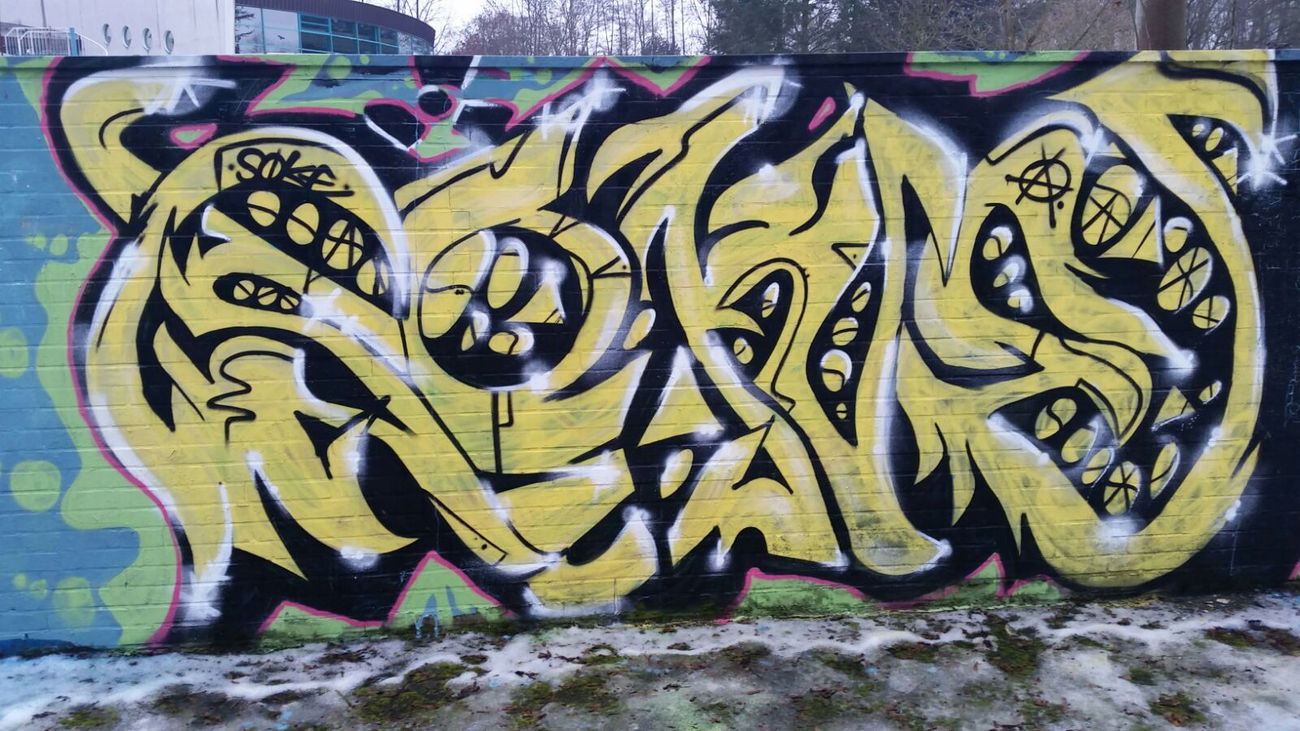 Graffiti Wall in Kassel - Photo by BAREKFROMDRUS - soke (2017)