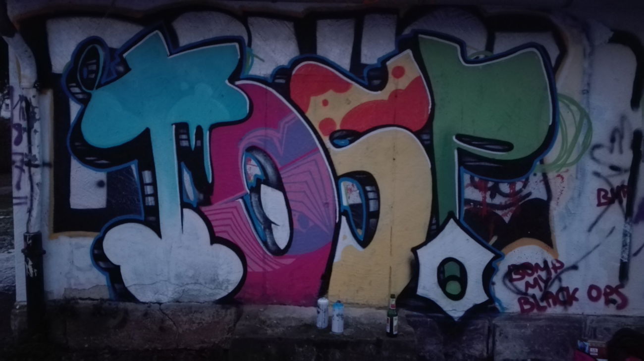 Graffiti Wall in KASSEL - Photo by BAREKFROMDRUS - tosp, tosper (2017)