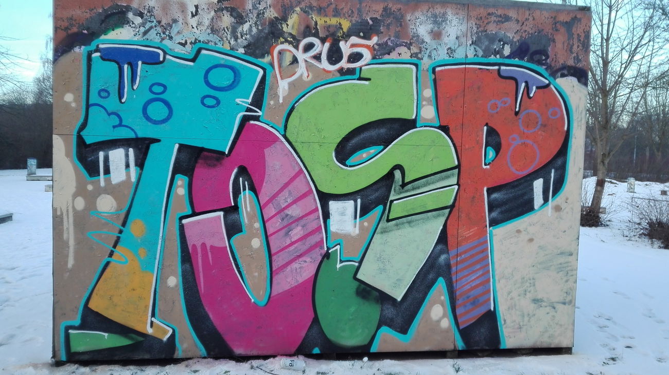Graffiti Wall in Kassel - Photo by BAREKFROMDRUS - tosp (2017)