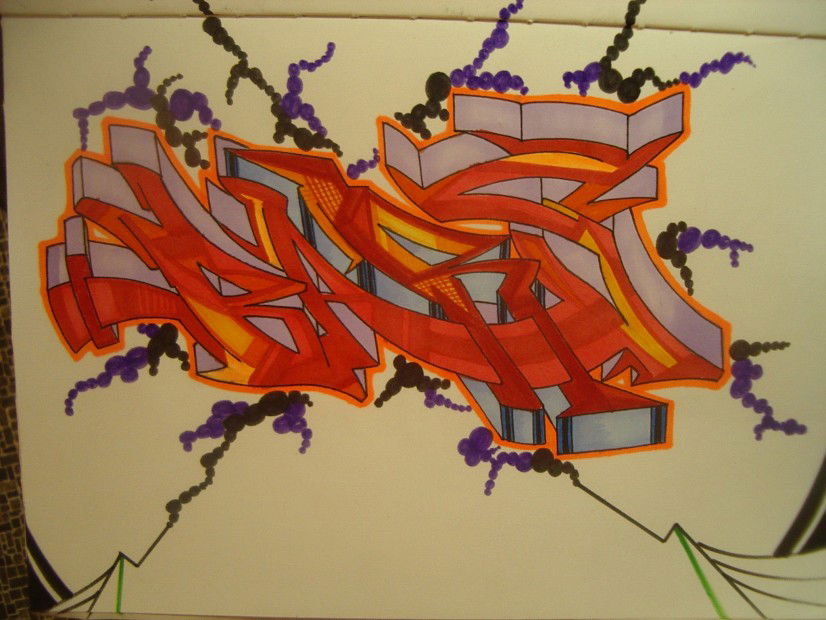 Graffiti Sketch - Photo by BARS