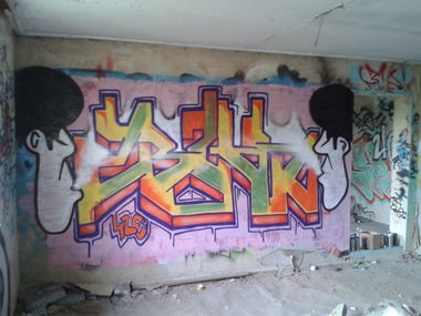 Graffiti Wall in Halle - Photo by BASEUNO