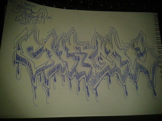 Graffiti Sketch - Photo by BASEUNO - ACAB, BASEUNO