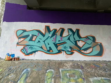 Graffiti Wall - Photo by BASKone - graffiti, graffitipiece, graffitiwall (2019)