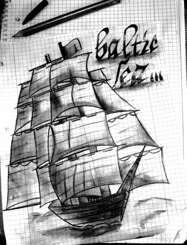 Graffiti Sketch - Photo by BEERONE - balticsea, aks, kogge (2014)