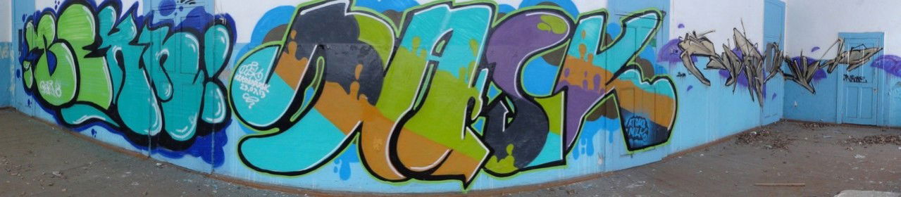 Graffiti Wall in KRASNOYARSK - Photo by BEKNMAN - Bekn, Dask, Troy1 (2013)