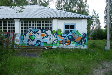 Graffiti Bombing in Krasnoyarsk - Photo by BEKNMAN - Bekn (2013)