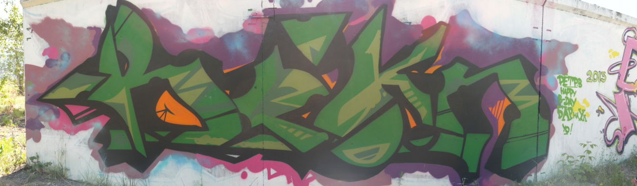 Graffiti Wall in Krasnoyarsk - Photo by BEKNMAN - Bekn (2013)