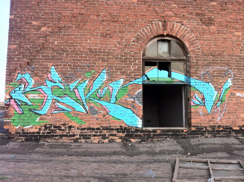 Graffiti Wall in Krasnoyarsk - Photo by BEKNMAN - Bek? (2013)