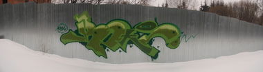 Graffiti Wall in Krasnoyarsk - Photo by BEKNMAN - Bekn, 1994, Siberia (2013)