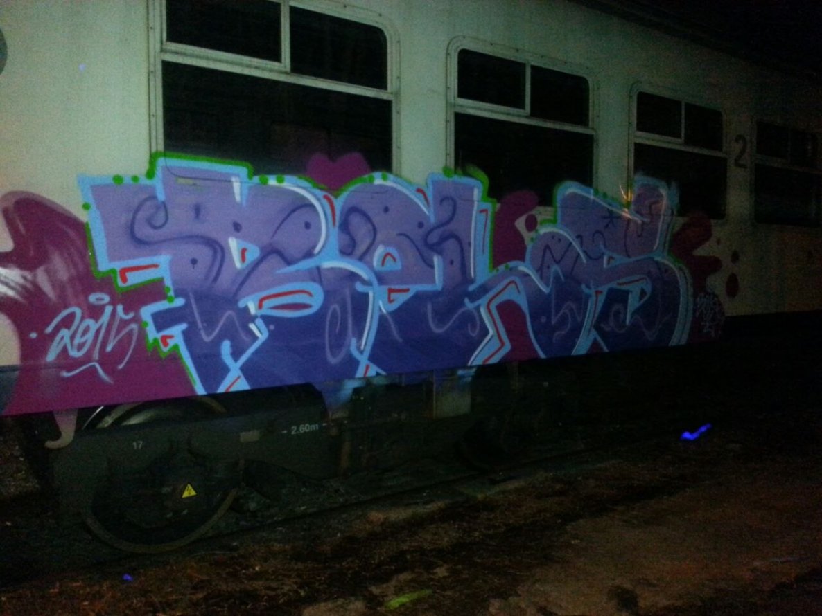 Graffiti Train - Photo by BELS478 - BELS, TEK, KDF (2015)