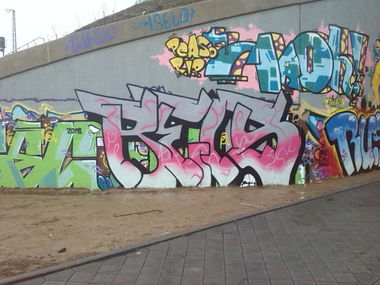 Graffiti Wall - Photo by BELS478 - BELS, RUST, TEK (2015)