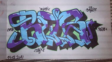 Graffiti Sketch - Photo by BELS478 - Bels, Plur, Riok (2014)