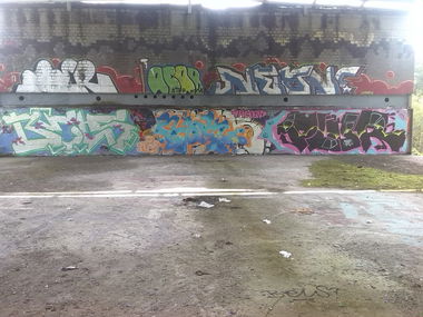 Graffiti Wall - Photo by BELS478 - Bels, Riok, Plur (2014)