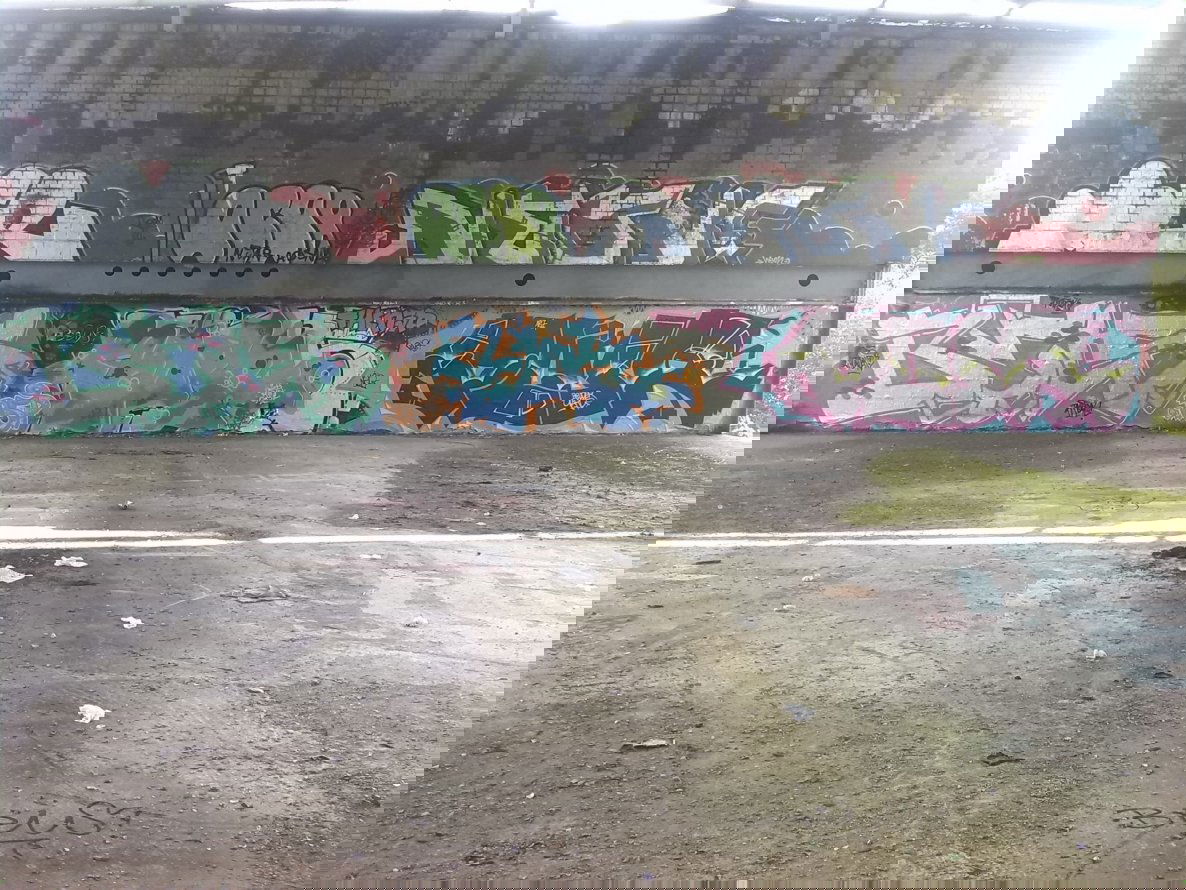 Graffiti Wall - Photo by BELS478 - Bels, Riok, Plur (2014)