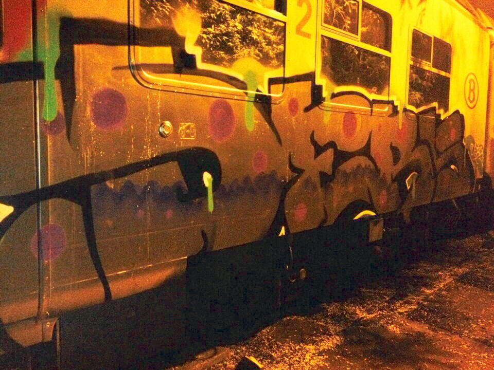 Graffiti Train - Photo by BELS478 - DEBS, KDF (2015)