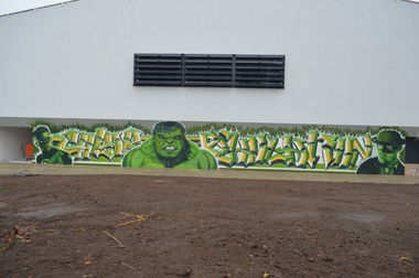 Graffiti Wall in Chemnitz - Photo by BENTEN - benten, berik, raye (2013)