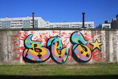 Graffiti Bombing in Saint Petersburg - Photo by BES - ??? (2013)