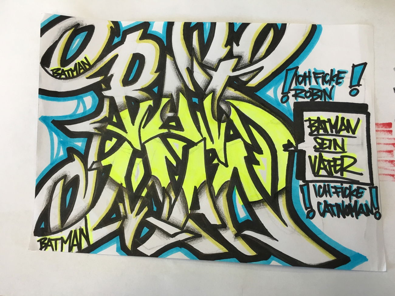 Graffiti Sketch - Photo by BIATCH