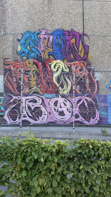 Graffiti Wall in Menden (sauerland) - Photo by BIOE