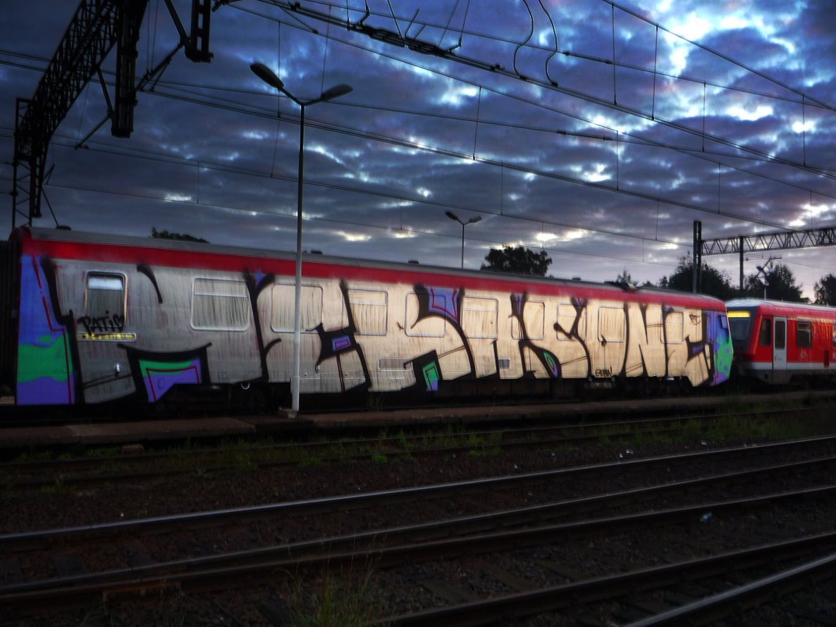 Graffiti Train - Photo by BLACKCHARLIE - MERAS (2014)