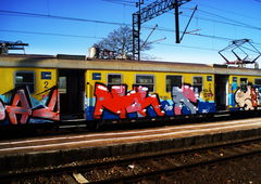 Graffiti Train - Photo by BLACKCHARLIE - Fonky, Family, - (2014)