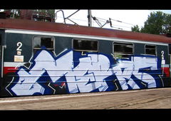 Graffiti Train - Photo by BLACKCHARLIE