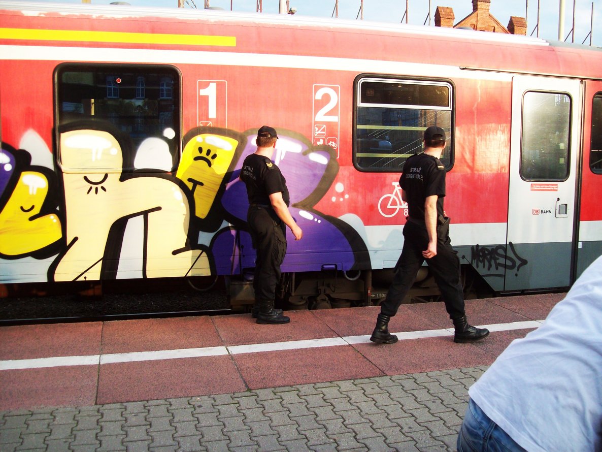 Graffiti Train - Photo by BLACKCHARLIE (2010)